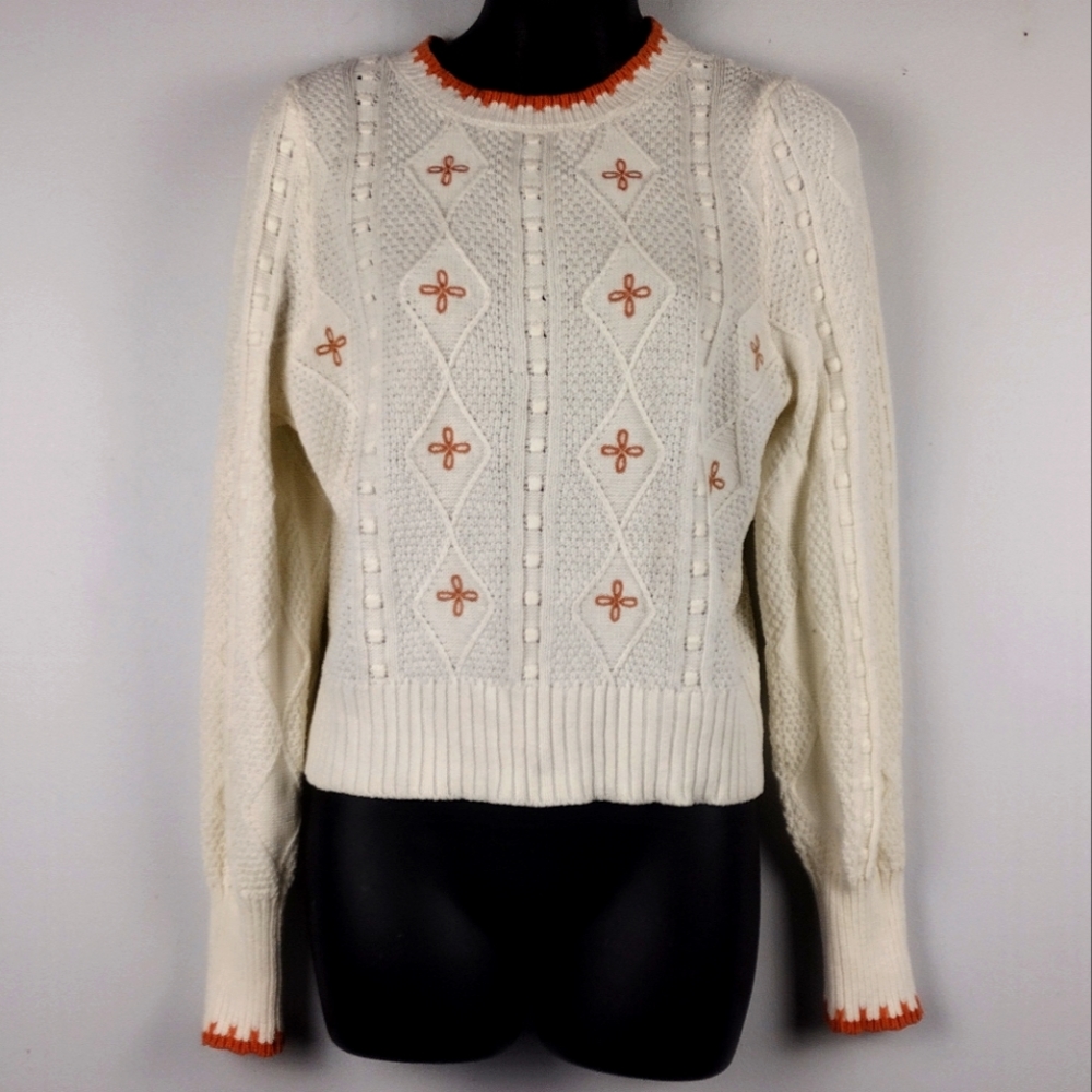 Embroidered Sweater - Picture 1 of 7